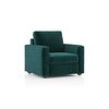 Apollo Compact 1 Seater Fabric Sofa in Malibu Colour