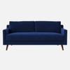 Reiti Velvet 2 Seater Sofa in Navy Blue Colour