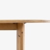 Saanra Solid Wood Six Seater Dining Table in Brown Colour
