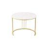 Fabriano Nesting Coffee Table In Gold Finish