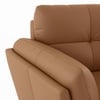 Vetra 2 Seater Leather Sofa In Pecan Brown Colour