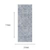 Neulooms Handloom Knotted Reversible Flatweave Runner Rug Blue or Ivory 3x7