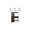 Sayoko Study Table in Columbia Walnut Finish