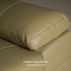Europa 3 Seater Leatherette Sole in Light Green Colour