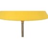 Yellow cotton with Metal Gold Table Lamp