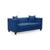 Windsor Premium 2 Seater Fabric Sofa in Cobalt Colour