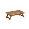 Cabello Free Standing Solid Wood Laptop Table in Natural Finish