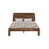Samriddh Solid Wood Queen Size Non Storage Bed In Provincial Teak Finish