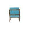 Solitude Accent Chair ( Blue Texture)