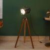 Win Nickle Aluminum Shade Floor Lamp