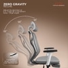 Marvel Pro Ergonomic High Back Study Chair with Legrest in Grey Colour