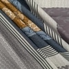 Tess Lavender Geometric 290 TC Cotton Flat Single Size Bedsheet with 1 Pillow Cover – Threads