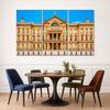 Truss Blue Beige Pieces New Jersey State House Canvas Canvas Wall Prints Set of 3 Multicolor Matte