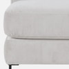 Modernelegance Wood Right Aligned 3-Seater With Upholstery Non Storage Sofa In Grey Colour