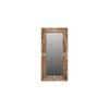 Omari wooden rectangular wall mirror