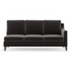 Abbey Sectional Sofa (Colour : Pebble Grey, Cushion : Soft, Seater : Left Aligned 3 Seater + Left Aligned Chaise)