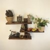 Fiona Wooden Wall Shelf Organiser