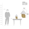 Helia Gold Handcrafted Table Lamp
