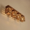 Lyon Brown Solid Wood Ceiling Light