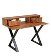 Shado Acacia Wood  Study Table in Natural Finish