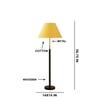 Devansh Wood & Metal Floor Lamp