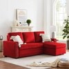 Solace  Pull Out Sofa cum Bed  in Red Colour