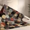 Jaipur Rugs Geometric Wool And Viscose 5x8 Feet Ebony And Black Olive Hand Tufted Rug Carpet