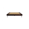 Aurelio Solid Wood Queen  Size Bed With Box Storage (Walnut Finish)