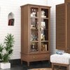 Malabar Mango Wood  Bookshelf in Amber Walnut Finish