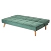 Brower 3 Seater Sofa Cum Bed In Green Color