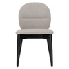 Scandinavian Olsen Dining Chair Black Cocoa Finish