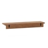 Moda Large Solid wood Wall Shelf In Amber Walnut