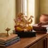 Devotional Shubh Samriddhi Ganesha Statue in Multicolor Colour