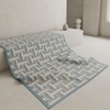 Jaipur Rugs Soft Abstract Wool Viscose Tufted Rug White 5x9 ft