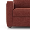 Apollo 2 Seater  Fabric Sofa In Dark Coral Colour