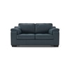 Trissino 2 Seater Luxury Italian Leather Sofa In Aegean Sea