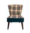 Tiara Block Green Accent Chair