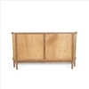Neo Kyoto Solid Wood Queen Non Storage Bed in Black Colour