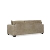 Alijah 3 Seater Sofa In Fabric Brown Color