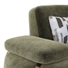 Soho Fabric Sofa With Modular Wood Top Table In Fern Fabric