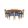 shray solid wood  6 seater Dining table in  Provincial Teak