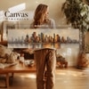 Modern Urban Skyline Canvas Wall Art 12 x 46 Inch
