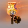 Devansh Metal Electric Wall Light in Gold Colour with Multi Shade Count of 1 Light
