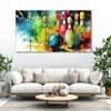 The Castle Decor Games Art Wall Painting Wooden Framed Digital Painting 27x48 Inch (Style 1)