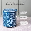 Unique Wood Side Table in Multicolor Colour