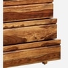 Rehan Solid Wood 3 Chest Of Drawers in Rustic Finish