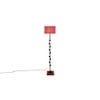 Elin Pink Cotton Shade Floor Lamp