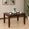 Herb Solid Wood 4 Seater Dining Table in Provincial Teak Finish