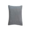 Flora Light Grey  And Vanilla Grey Melange Cushion Cover 18X18 Inches