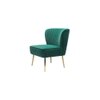 Fission Fabric Accent Chair in Green Colour